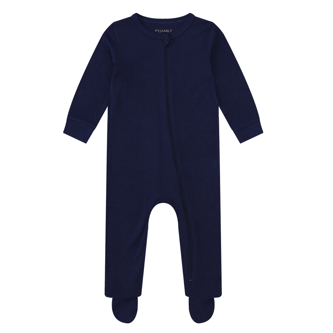 MIDNIGHT JEWEL (SAPPHIRE BLUE) - Baby's One Piece Matching Pyjama Sleepsuit