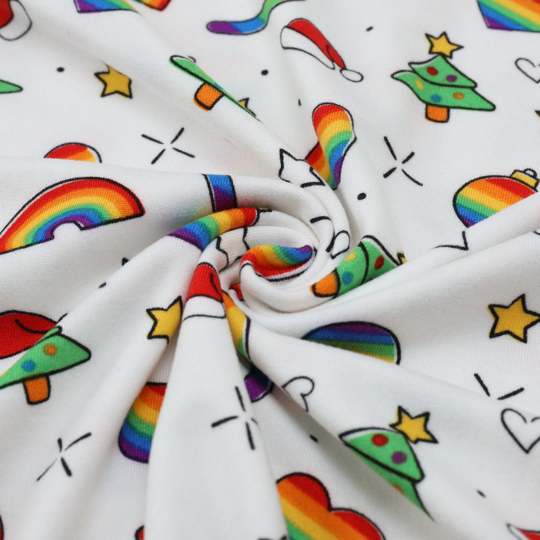 A CHRISTMAS FULL OF PRIDE - Baby's One Piece Matching Pyjama Sleepsuit