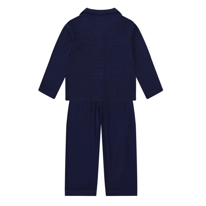 MIDNIGHT JEWEL (SAPPHIRE BLUE) - Children's Two Piece Long Matching Pyjama Set