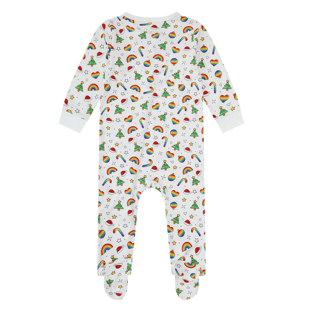 A CHRISTMAS FULL OF PRIDE - Baby's One Piece Matching Pyjama Sleepsuit