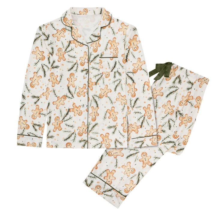 GUMDROP BUTTONS - Women's Two Piece Long Matching Pyjama Set