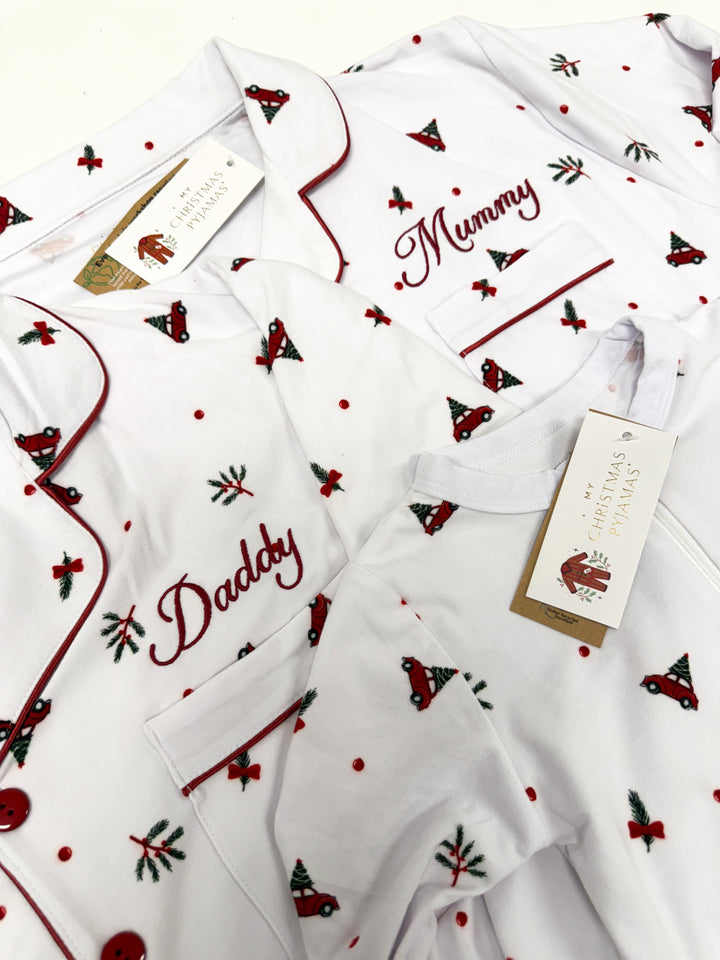 DRIVING HOME FOR CHRISTMAS - Children's Two Piece Long Matching Pyjama Set