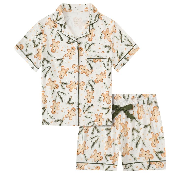 GUMDROP BUTTONS - Women's Two Piece Short Matching Pyjama Set