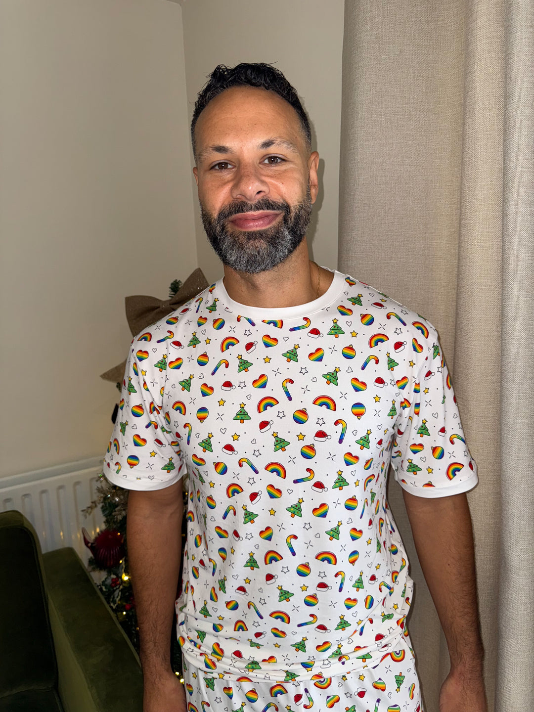 A CHRISTMAS FULL OF PRIDE - Men's Two Piece Short Matching Pyjama Set
