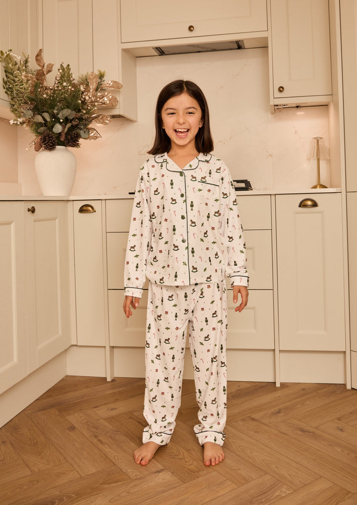 HOLIDAY MAGIC - Children's Two Piece Long Matching Pyjama Set