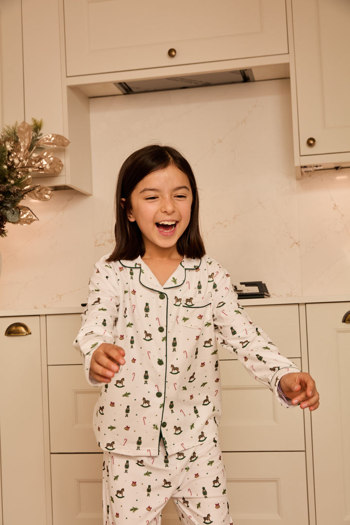 HOLIDAY MAGIC - Children's Two Piece Long Matching Pyjama Set