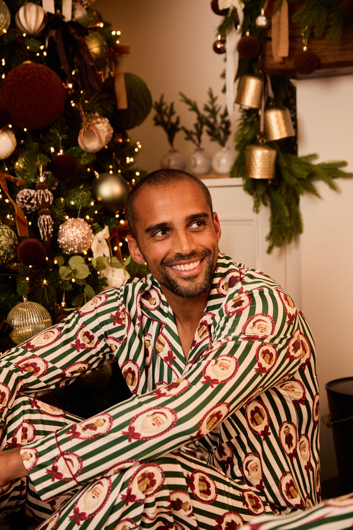 BEARY CHRISTMAS - Men's Two Piece Long Matching Pyjama Set