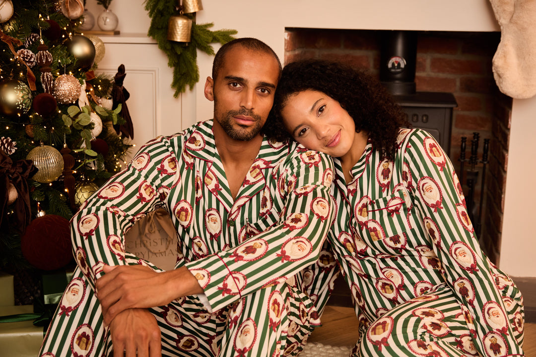 BEARY CHRISTMAS - Men's Two Piece Long Matching Pyjama Set
