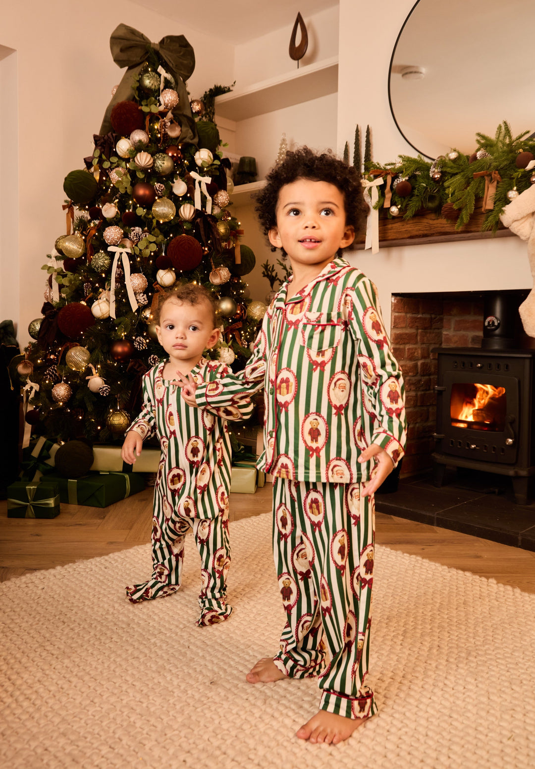 BEARY CHRISTMAS - Baby's One Piece Matching Pyjamas - My Christmas Pyjamas