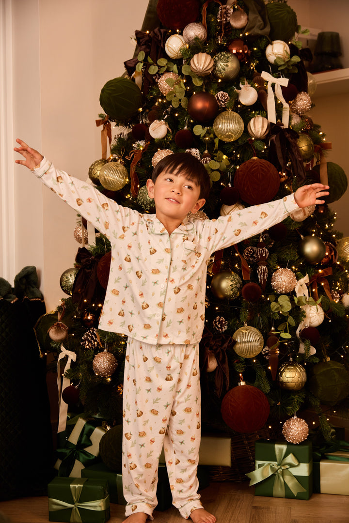 BRING ME SOME FIGGY PUDDING - Children's Two Piece Long Matching Pyjama Set