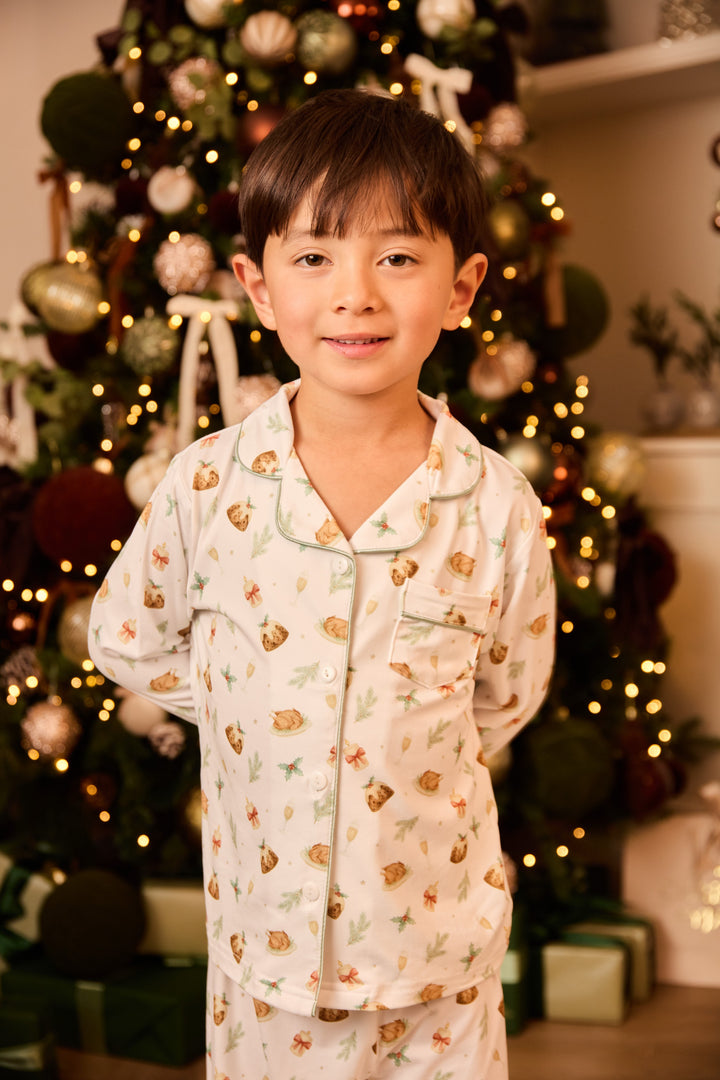 BRING ME SOME FIGGY PUDDING - Children's Two Piece Long Matching Pyjama Set