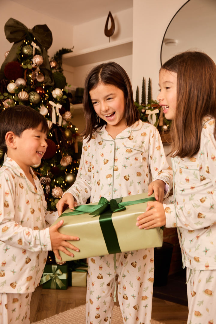 BRING ME SOME FIGGY PUDDING - Children's Two Piece Long Matching Pyjama Set