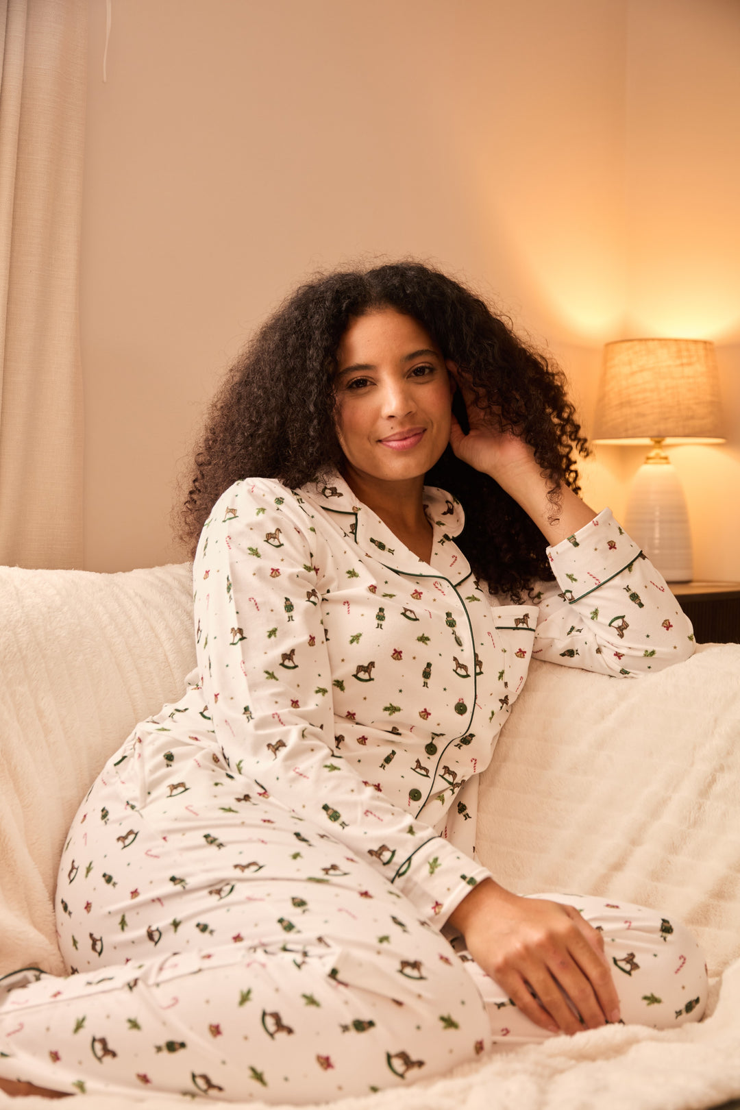 HOLIDAY MAGIC - Women's Two Piece Long Matching Pyjama Set