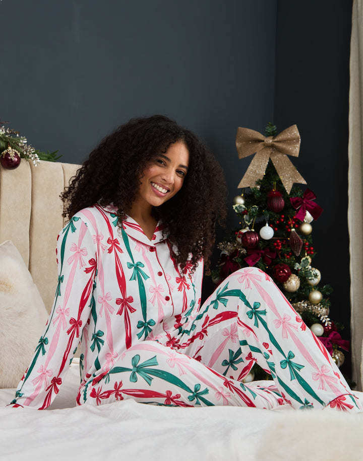 SUGAR PLUM - Women's Two Piece Long Matching Pyjama Set