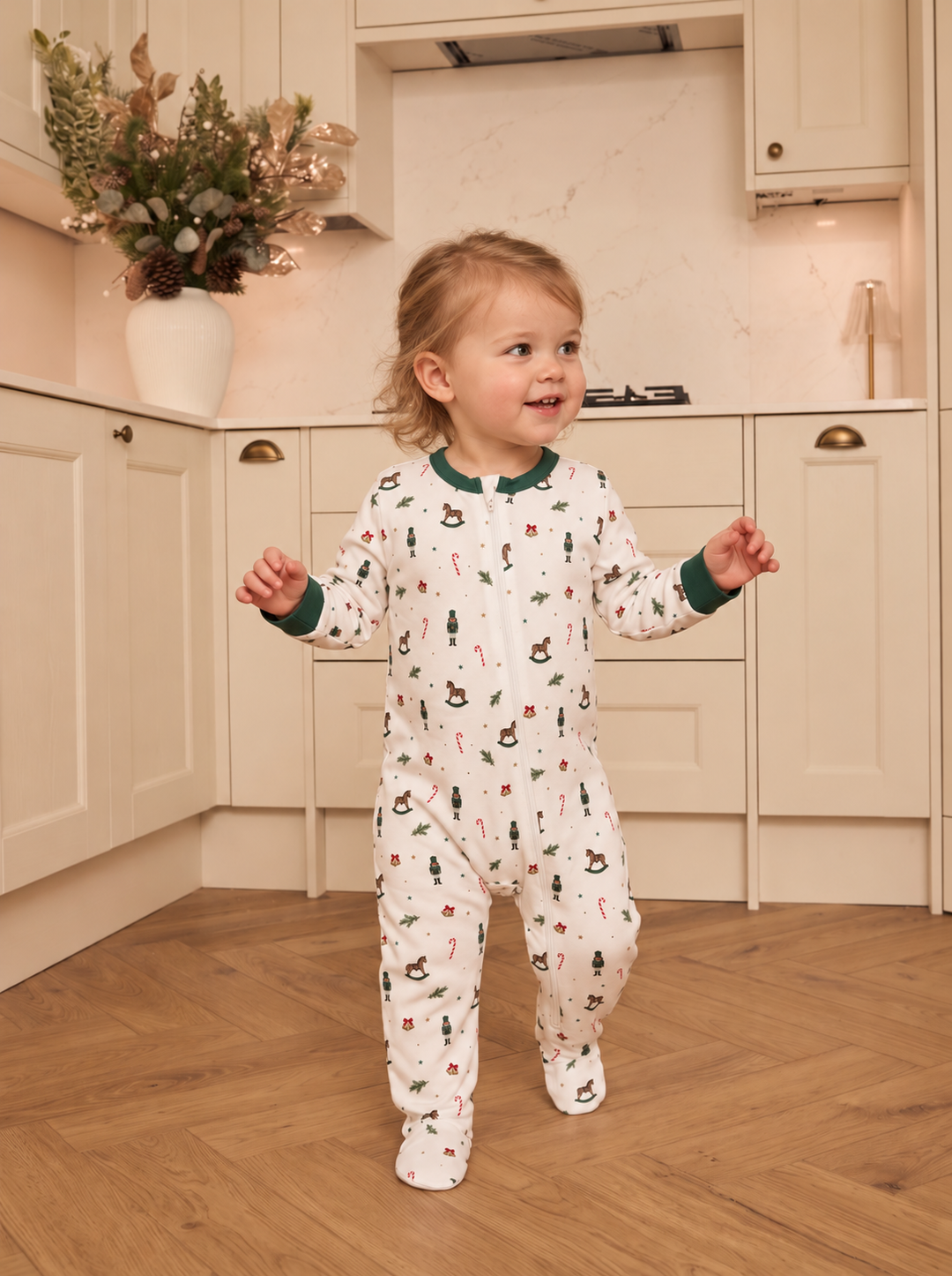 HOLIDAY MAGIC - Baby's One Piece Matching Pyjamas