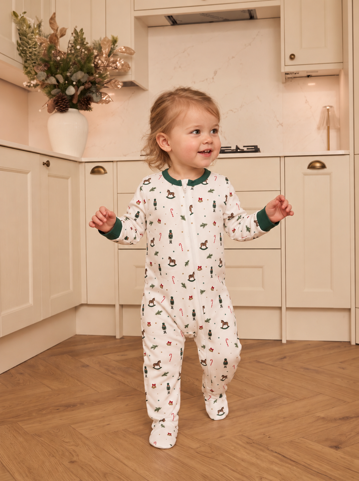 HOLIDAY MAGIC - Baby's One Piece Matching Pyjamas