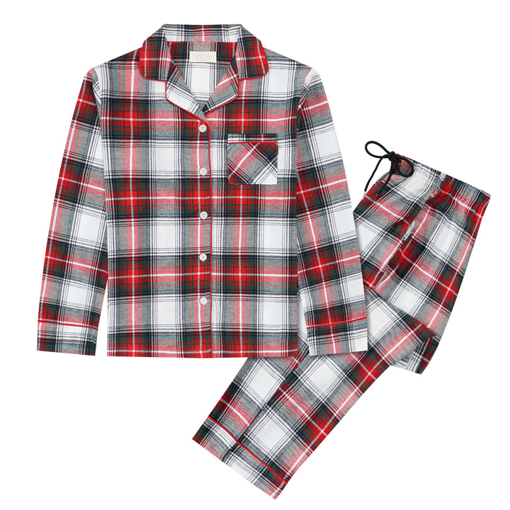 TIDINGS & TARTAN - Men's Two Piece Long Matching Pyjama Set