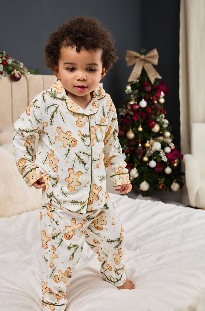 GUMDROP BUTTONS - Children's Two Piece Long Matching Pyjama Set