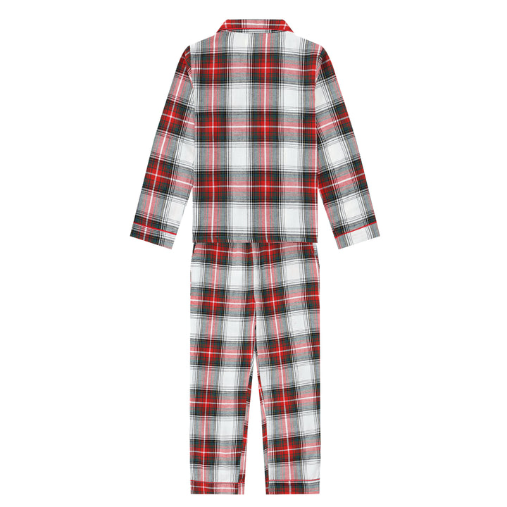TIDINGS & TARTAN - Children's Two Piece Long Matching Pyjama Set