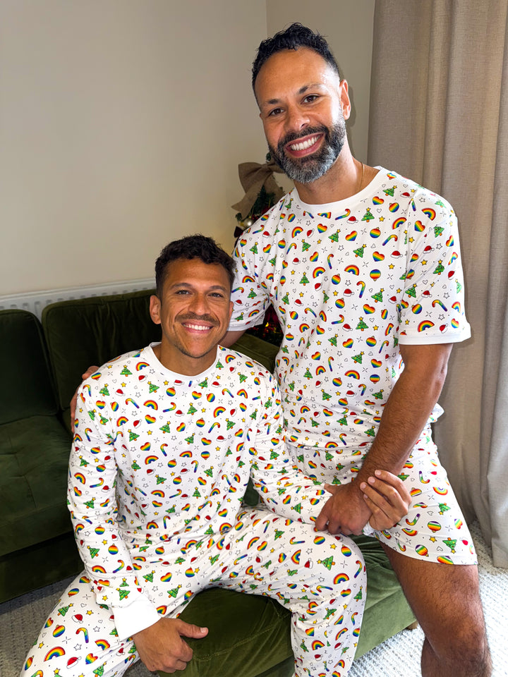 A CHRISTMAS FULL OF PRIDE - Men's Two Piece Long Matching Pyjama Set