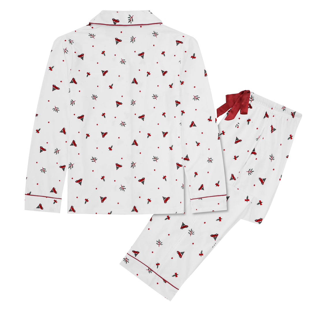 DRIVING HOME FOR CHRISTMAS - Women's Two Piece Long Matching Pyjama Set