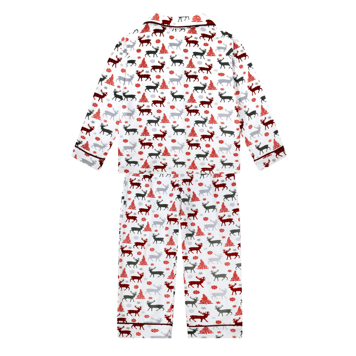 CHRISTMAS KISSES - Children's Two Piece Long Matching Pyjama Set