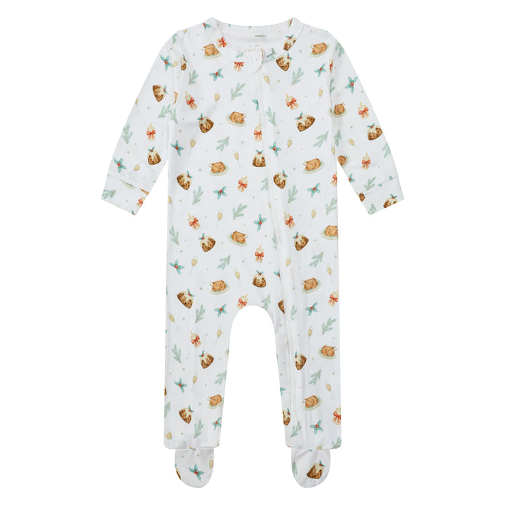 BRING ME SOME FIGGY PUDDING - Baby's One Piece Matching Pyjamas