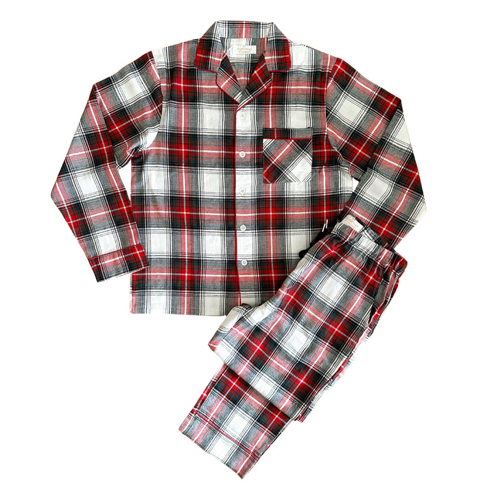 TIDINGS & TARTAN - Men's Two Piece Long Matching Pyjama Set