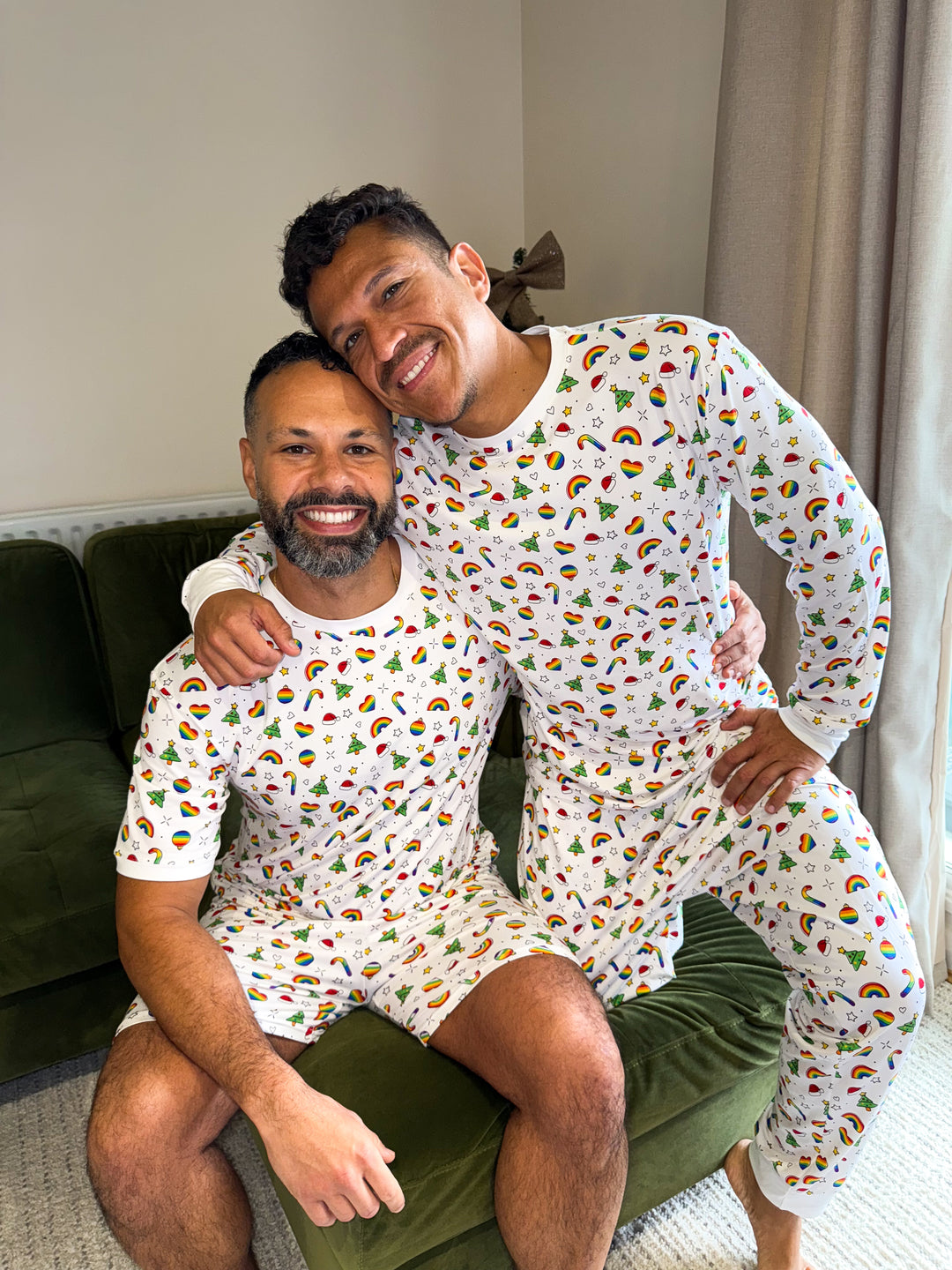 A CHRISTMAS FULL OF PRIDE - Men's Two Piece Short Matching Pyjama Set