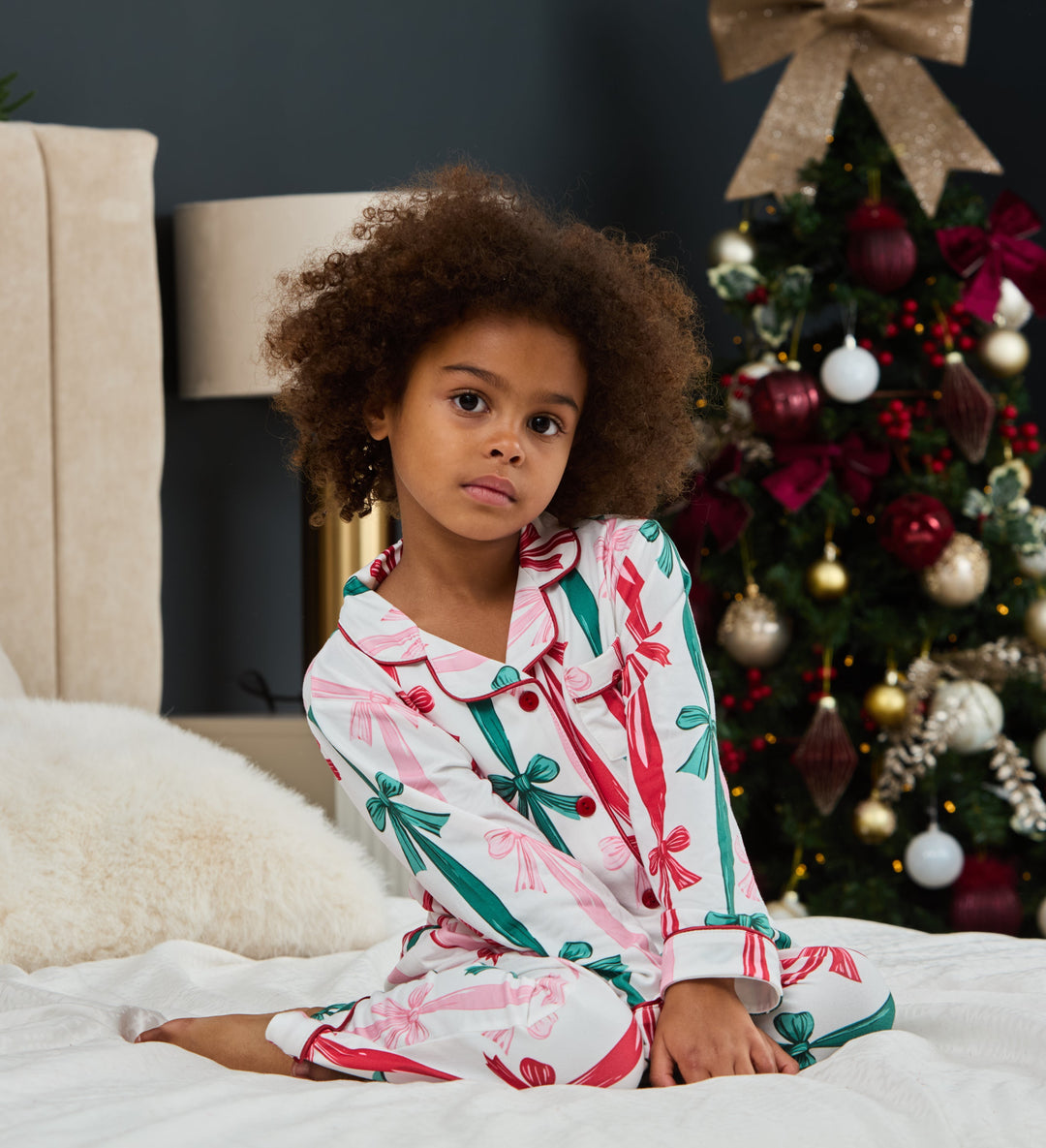 SUGAR PLUM - Children's Two Piece Long Matching Pyjama Set
