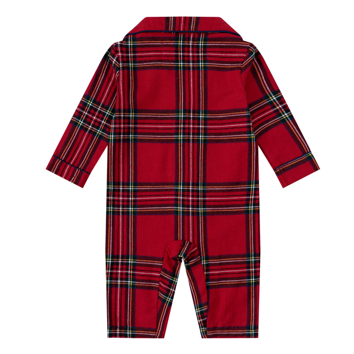CHECK THE HALLS - Baby's One Piece Matching Pyjamas
