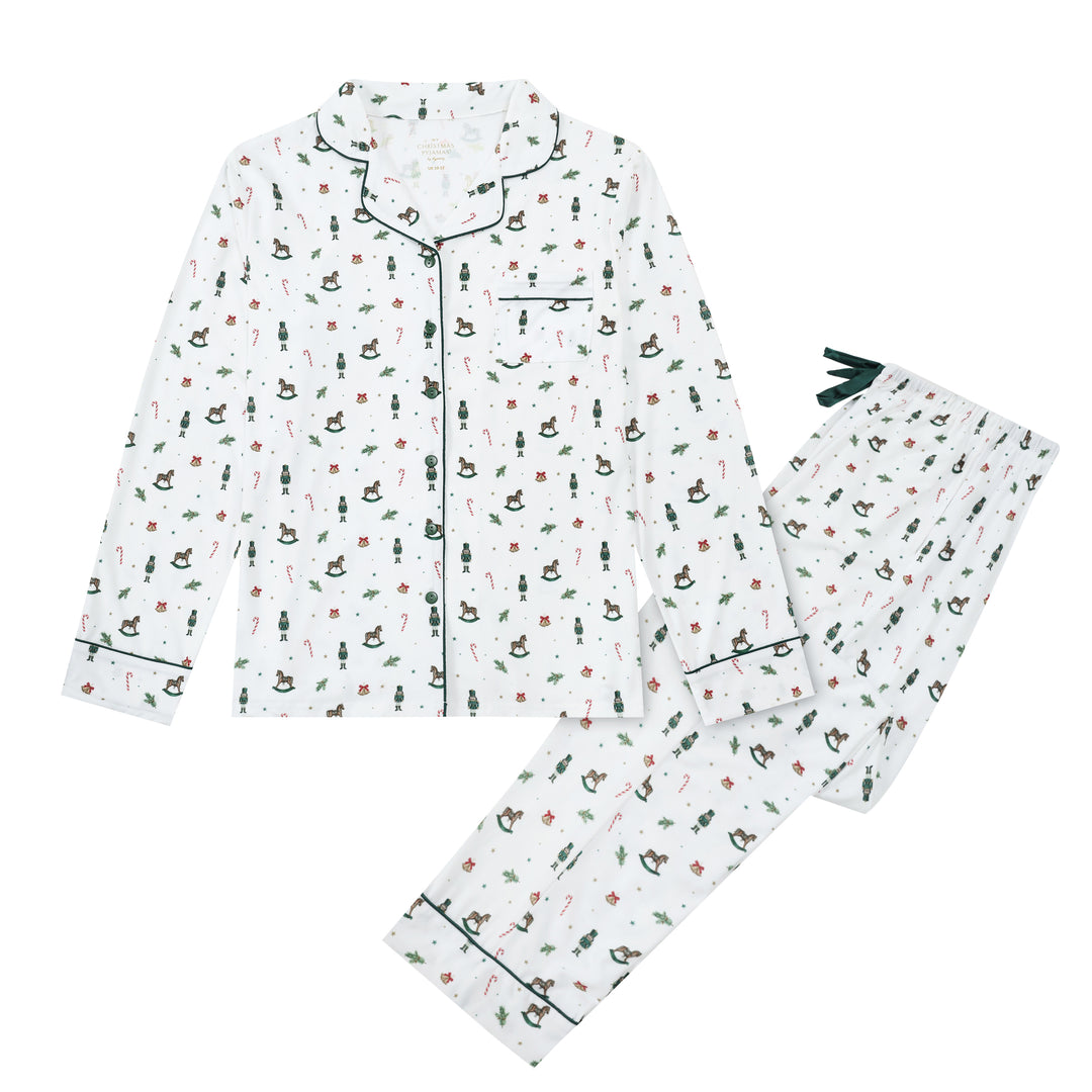 HOLIDAY MAGIC - Women's Two Piece Long Matching Pyjama Set