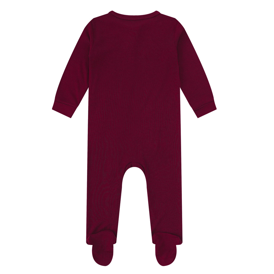 MIDNIGHT JEWEL (RICH BURGUNDY) - Baby's One Piece Matching Pyjama Sleepsuit