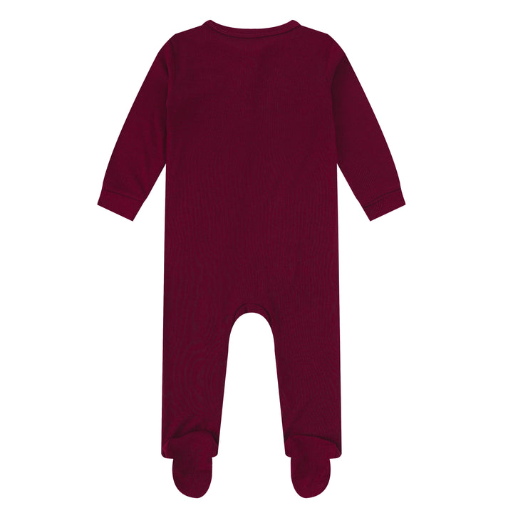 MIDNIGHT JEWEL (RICH BURGUNDY) - Baby's One Piece Matching Pyjama Sleepsuit