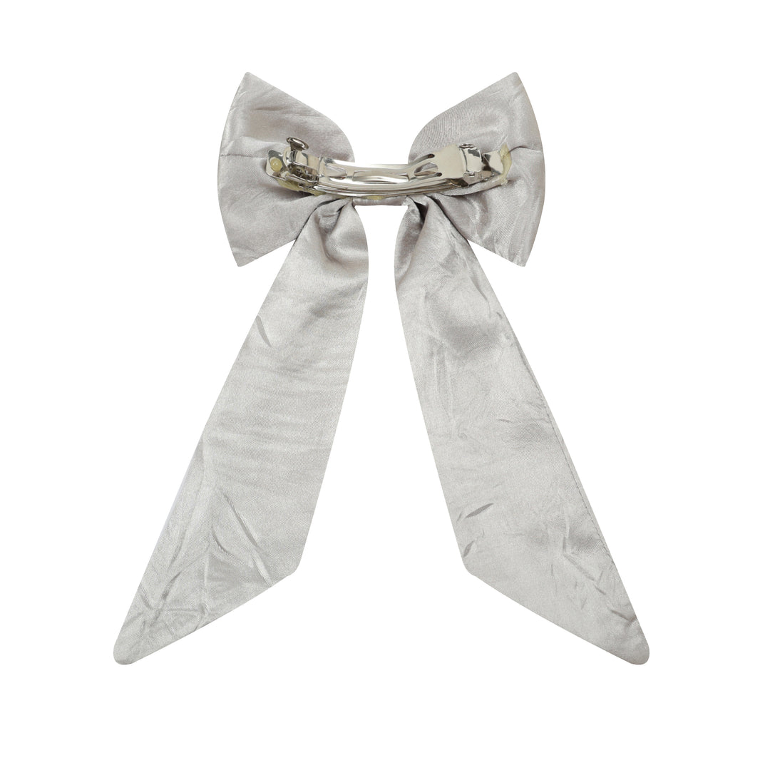 SILVER BELLS - Satin Matching Hair Bow