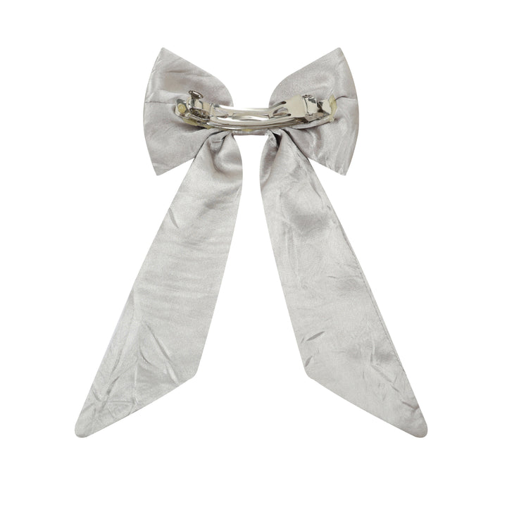 SILVER BELLS - Satin Matching Hair Bow