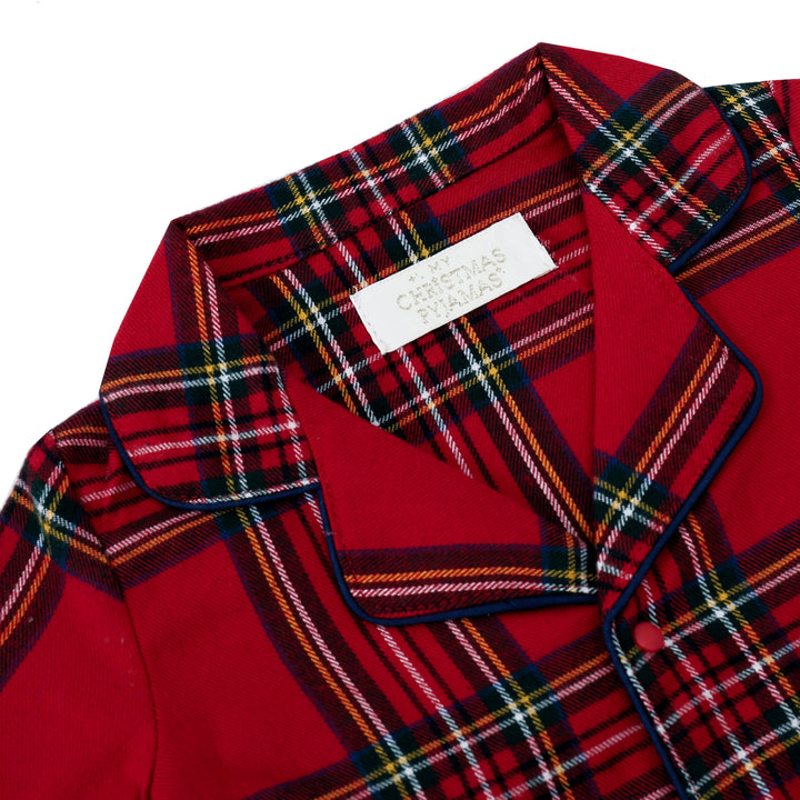 CHECK THE HALLS - Baby's One Piece Matching Pyjamas