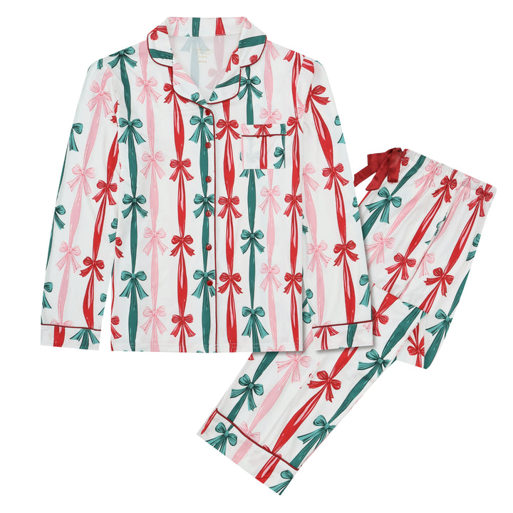 SUGAR PLUM - Women's Two Piece Long Matching Pyjama Set