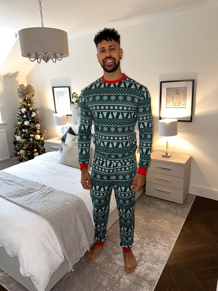 YULETIDE - Men's Two Piece Long Matching Pyjama Set