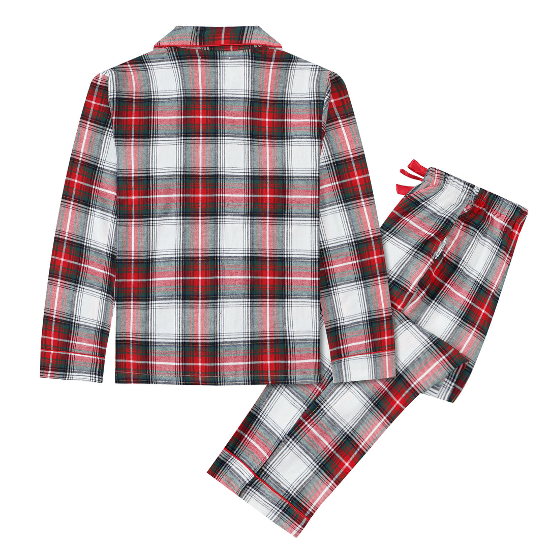 TIDINGS & TARTAN - Women's Two Piece Long Matching Pyjama Set