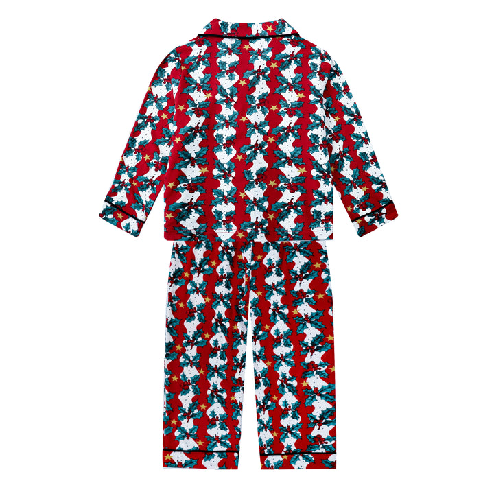 MISTLETOE & WINE - Children's Two Piece Long Matching Pyjama Set