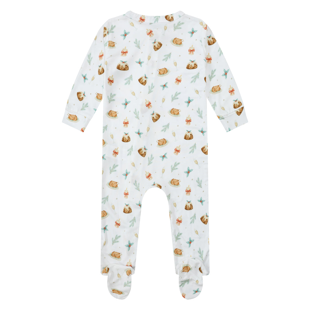 BRING ME SOME FIGGY PUDDING - Baby's One Piece Matching Pyjamas