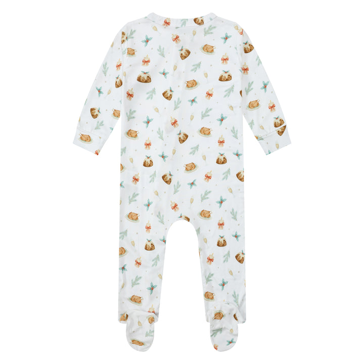 BRING ME SOME FIGGY PUDDING - Baby's One Piece Matching Pyjamas