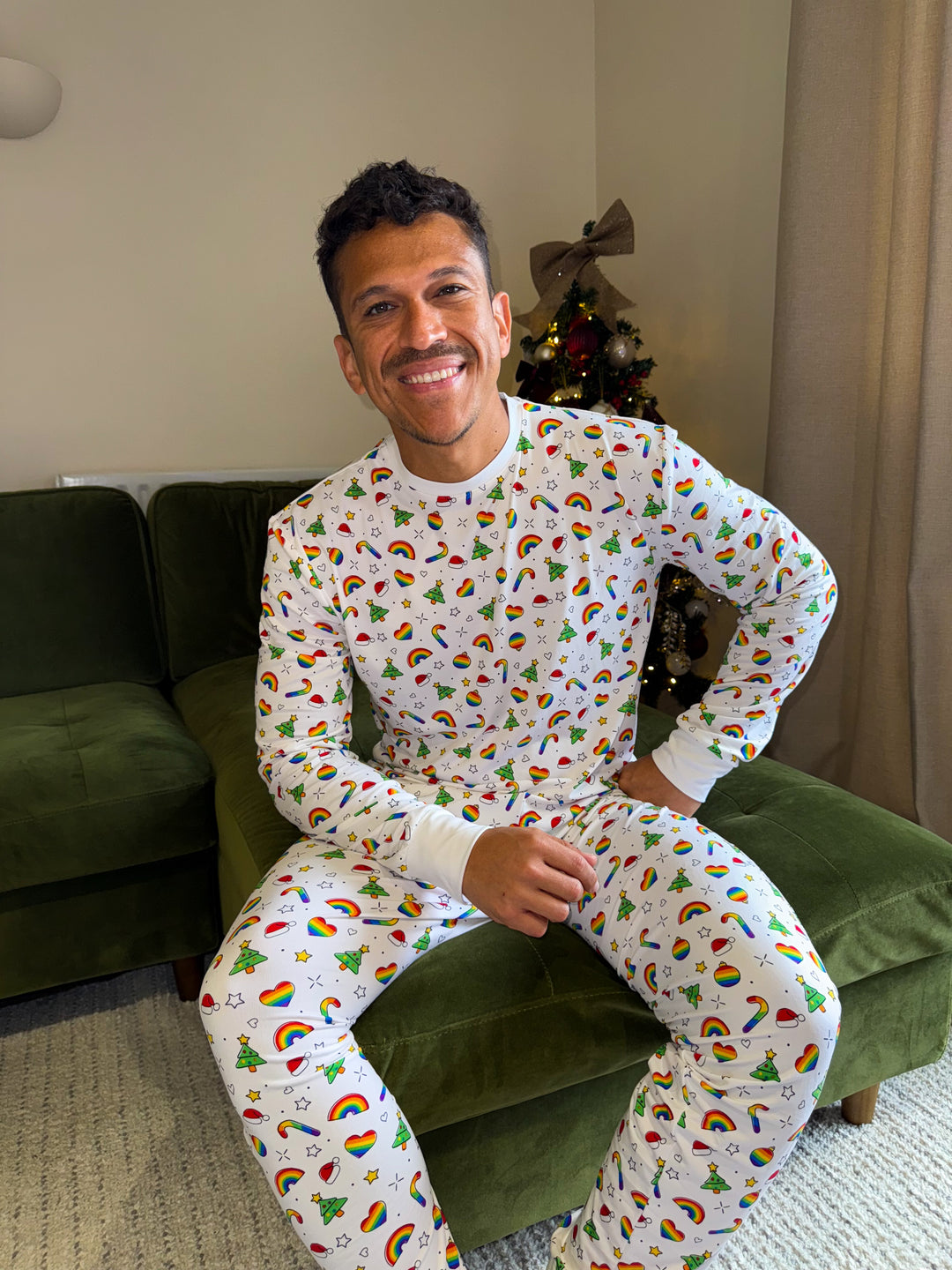 A CHRISTMAS FULL OF PRIDE - Men's Two Piece Long Matching Pyjama Set