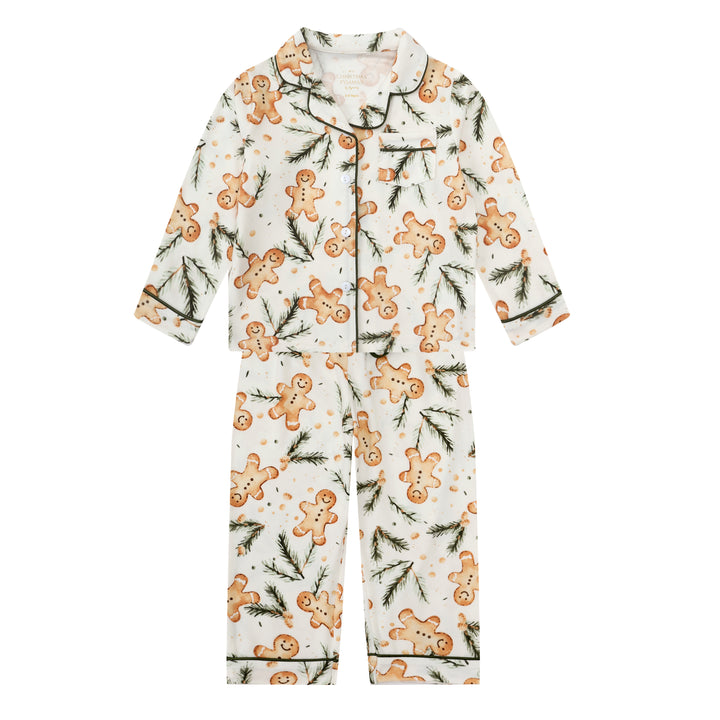 GUMDROP BUTTONS - Children's Two Piece Long Matching Pyjama Set