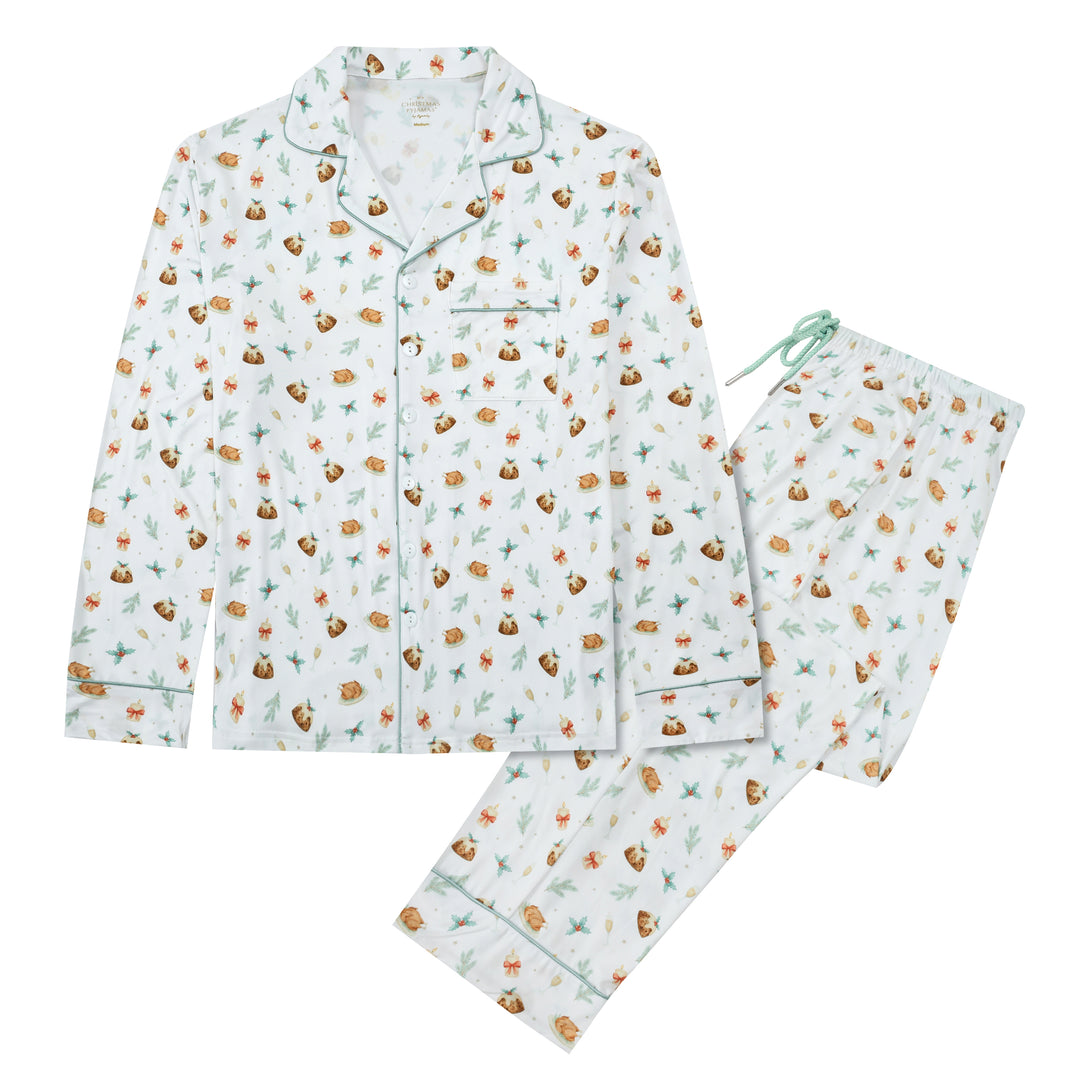 BRING ME SOME FIGGY PUDDING - Men's Two Piece Long Matching Pyjama Set