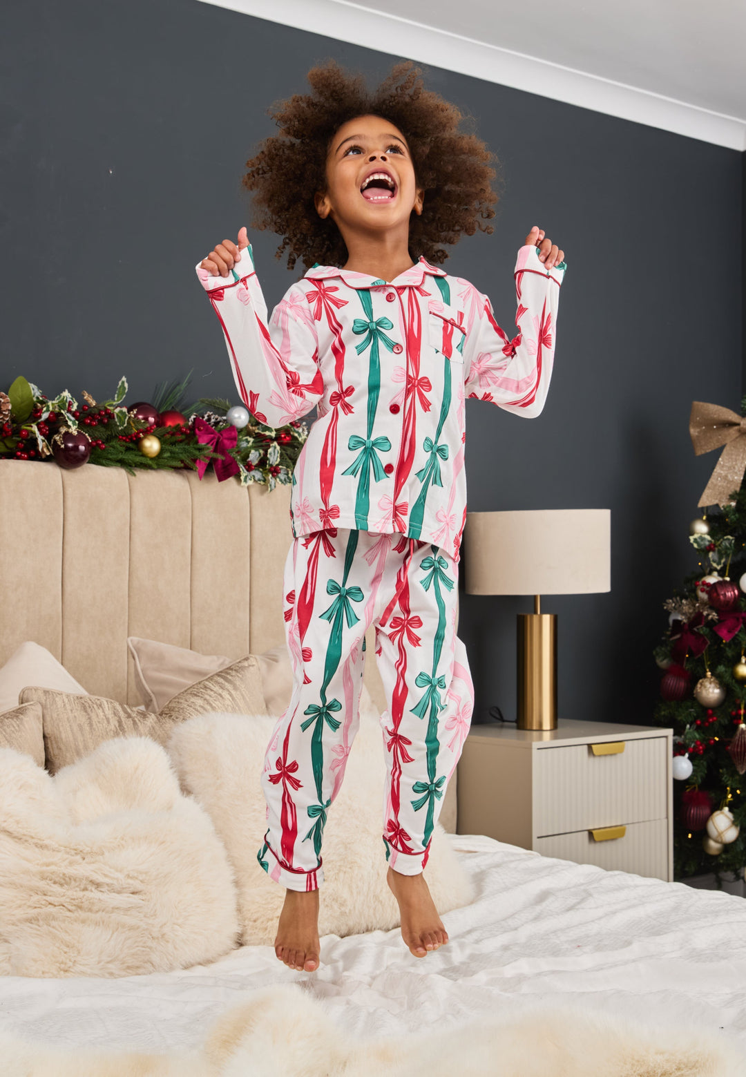 SUGAR PLUM - Children's Two Piece Long Matching Pyjama Set