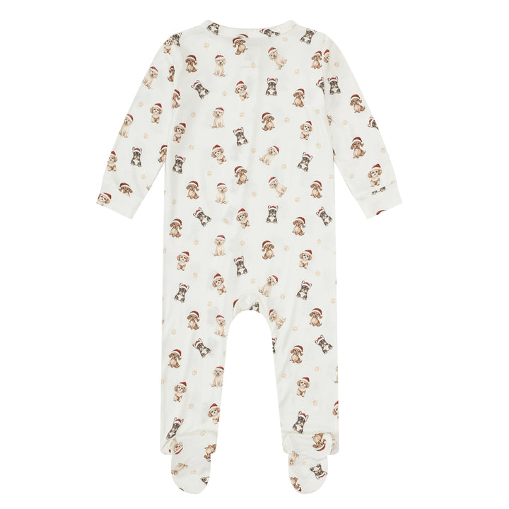 SANTA PAWS - Baby's One Piece Matching Pyjama Sleepsuit