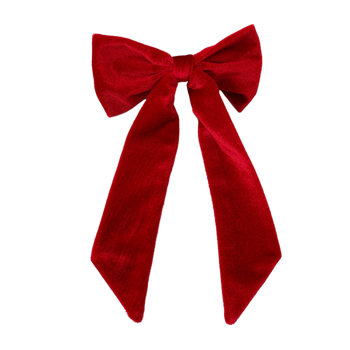 VELOUR ROUGE - Matching Hair Bow
