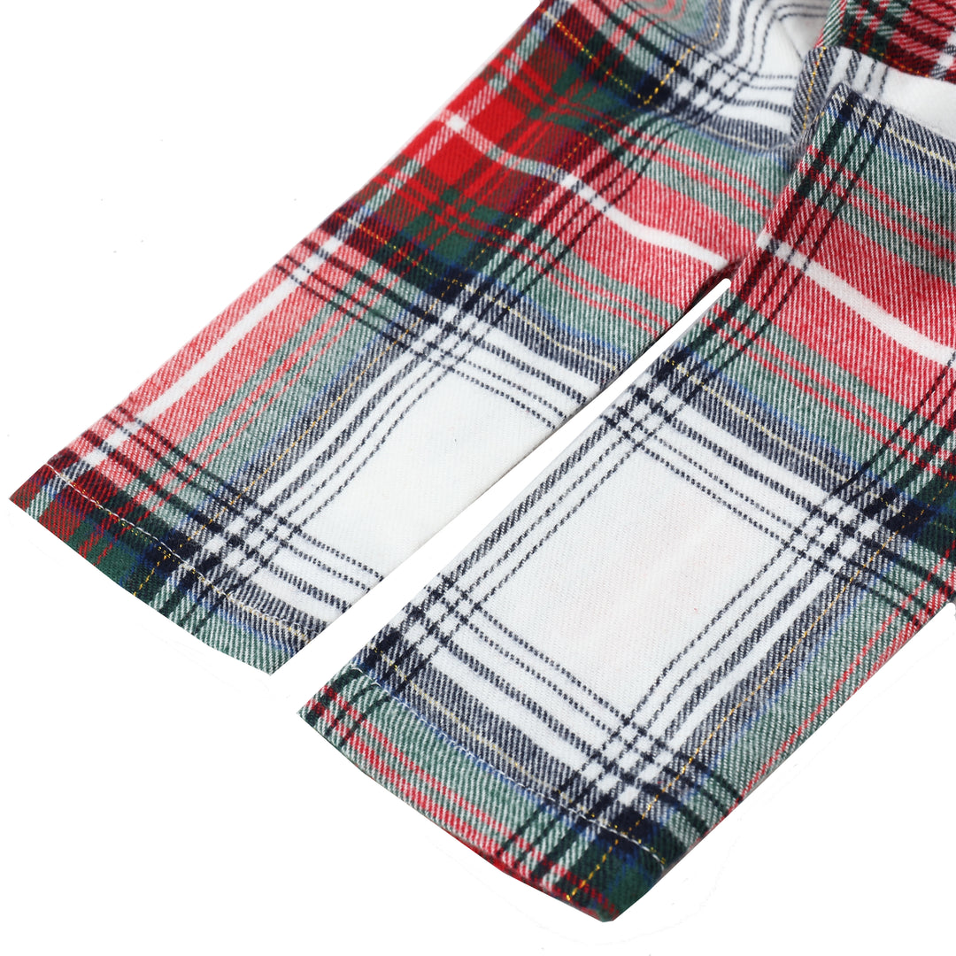 TIDINGS & TARTAN - Baby's One Piece Matching Pyjamas